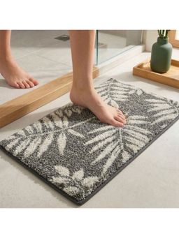 Athom Living - Grey Easy Home Designer Soft Anti Slip Bath Mat (M)