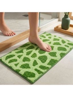 Athom Living - Green Easy Home Designer Soft Anti Slip Bath Mat (M)
