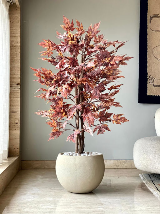 Mason Home Pink Artificial Canadian Maple Plant (4 Feet)