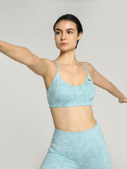 Puma - MOVE YOGINI - Women Blue Sports Bra