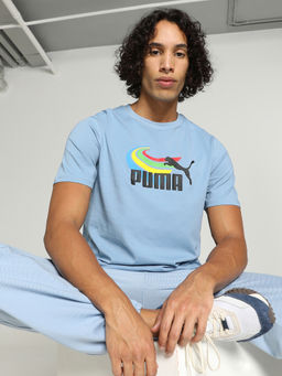 Puma - GRAPHICS Summer Sports Men Blue T-Shirt