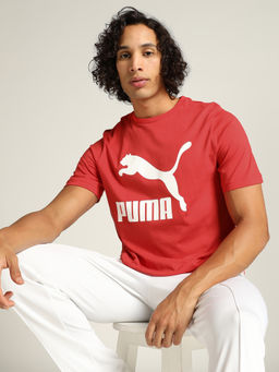 Puma - Classics Logo Men Red T-Shirt