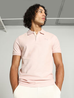 Puma - Ottoman Collar Polo T-Shirt Men Pink