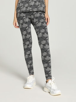 Puma - Essentials+ BLOSSOM Women Floral Print Grey Tights