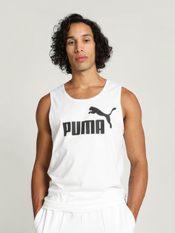 Puma - Essentials Men White Tank Top