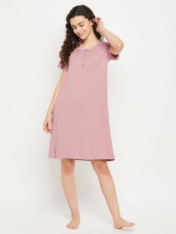 Clovia - Modal Solid Short Night Dress