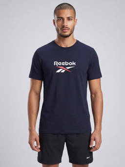 Reebok - Men T-Shirt Navy Blue