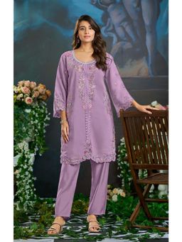 Autumnlane - Lavender Floral Straight Co-Ord Set