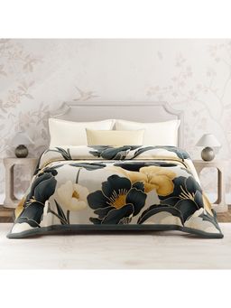 Boutique Living - Valatie Multi-Color Floral Mink 2 Ply Blanket (Double)