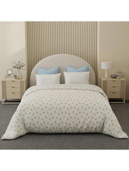 Boutique Living - Cottage Garden Cotton 300 TC Blue Floral Reversible Comforter (Double)