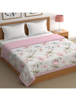 CHHAVI INDIA - India 300 Gsm Floral Print Bed Comforter (Double)