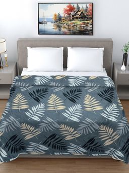 FABINALIV - Multi-Color Floral Reversible 350 Gsm Ac Room Bed Comforter (Double)