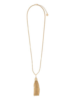 Forever New - Gold Signature Tuscany Tassel Chain Pendant Necklace