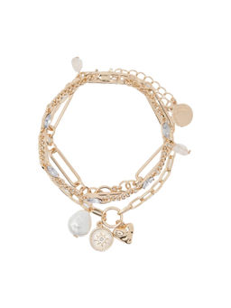 Forever New - White Signature Charlene Charm Bracelet