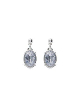 Forever New - White Owen Oval Stone Earring