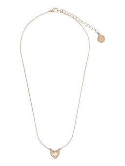 Forever New - Gold Enya Engraved Heart Necklace