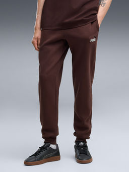 Puma - Brown Essentials 2 Colour No.1 Logo Joggers