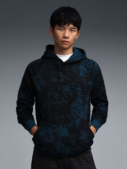 Puma - Blue Camo Fleece Hoodie