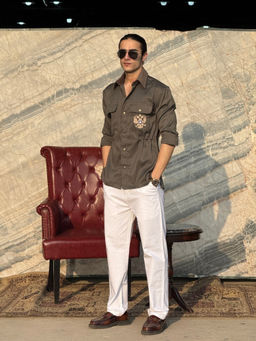 Dressjet - Brown Comfort Casual Shirt