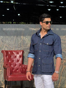 Dressjet - Blue Comfort Casual Shirt