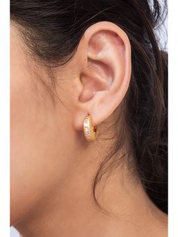 MINJI AND CO. - Minimal Gold Plated Brass Hoops