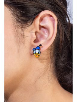 MINJI AND CO. - Classic Gold Plated Brass Refined Look Studs Earrings