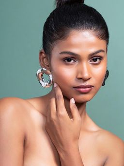 MINJI AND CO. - Gold Plated Brass Drop Earrings