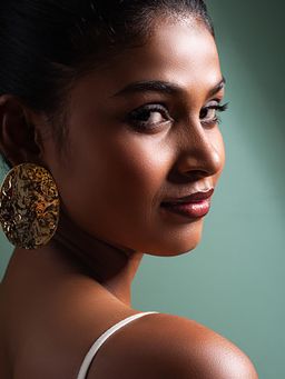 MINJI AND CO. - Gold Plated Brass Drop Earrings