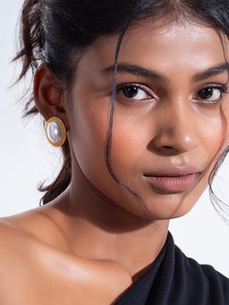 MINJI AND CO. - Gold Plated Brass Drop Earrings