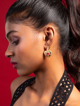 MINJI AND CO. - Gold Plated Brass Drop Earrings