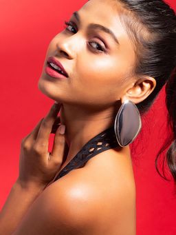 MINJI AND CO. - Gold Plated Brass Drop Earrings