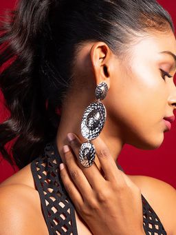 MINJI AND CO. - Gold Plated Brass Drop Earrings
