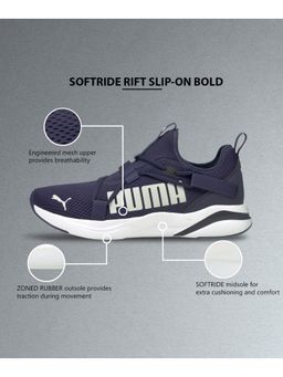 Puma - Softride Rift Slip-On Bold Men's Navy Blue Walking shoes