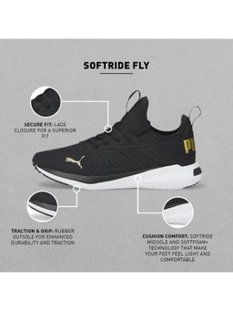 Puma - Softride Fly Men's Black Running Shoes