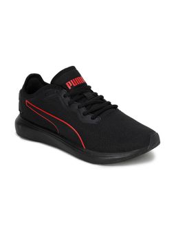 Puma - Softride Cruise Unisex Black Running Shoes