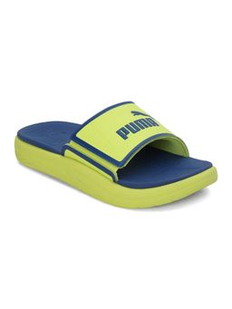 Puma - Soft Ride Slide Junior Kids Green Slides