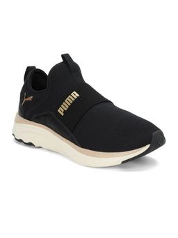 Puma - Softride Sophia Slip-On Women Black Running Shoes