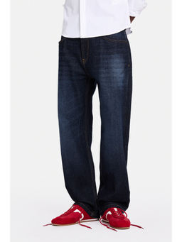 Snitch - Indigo Washed Straight Casual Jeans for Men