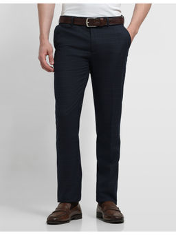 Arrow - Men Checked Tapered Fit Trousers