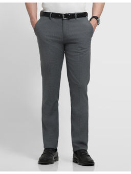Arrow - Men Textured Tapered Fit Trousers