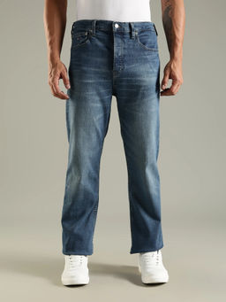 Tommy Hilfiger - Mid-Wash Regular Fit Mid Rise Jeans