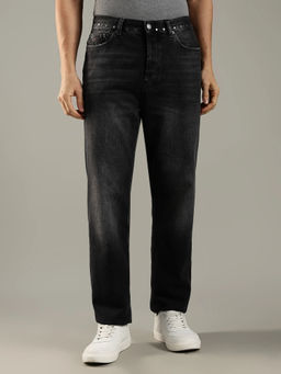 Tommy Hilfiger - Mid-Wash Regular Fit Mid Rise Jeans