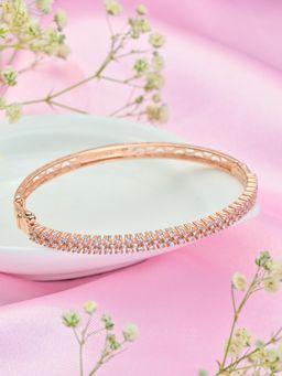 Zavya - Blushing Beauty Rose Gold Plated 925 Sterling Silver Bracelet