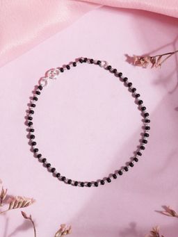 Zavya - Divine Union Rhodium-Plated 925 Sterling Silver Mangalsutra Bracelet