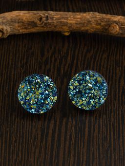 E2O - Green Stud Earrings For Women