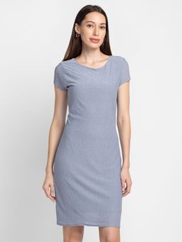 Globus - Grey Self Design Dress