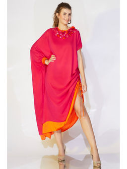 Wendell Rodricks - Multicolour Side Ruched Dress