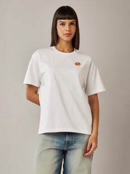 LOTTO - White Melt Crew Neck T-Shirt for Women