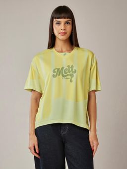 LOTTO - Neon Burn Green Baseball T-Shirt for Women