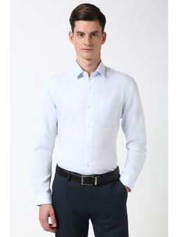 Peter England - Men Light Blue Regular Fit Formal Shirt